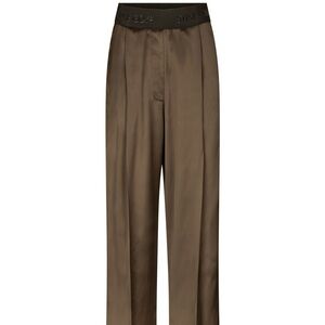 Stine Goya Brown Silky Trousers Size L